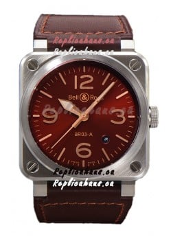 Bell and Ross BR03-A Golden Heritage Edition 904L Swiss Replica Watch 