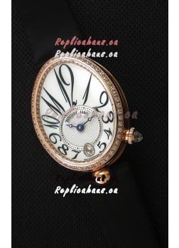 Breguet Reine De Naples Ladies Swiss 1:1  Rose Gold Replica Watch
