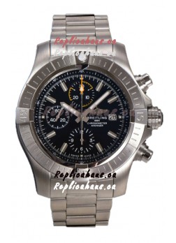Breitling Avenger Chronograph 45 Black Dial 1:1 Mirror Swiss Replica Watch 