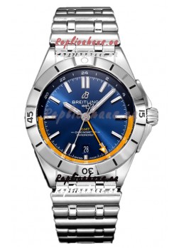 Breitling Chronomat Automatic GMT 40 Blue Dial 1:1 Mirror Swiss Replica Watch 