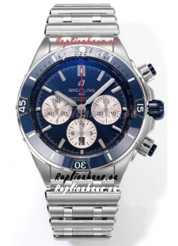 Breitling Chronomat B01 42 Edition Swiss 904L Steel Casing Blue Dial 1:1 Mirror Replica Watch