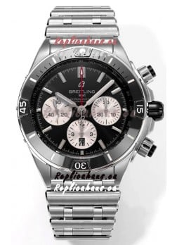 Breitling Chronomat B01 42 Edition Swiss 904L Steel Casing Black Dial 1:1 Mirror Replica Watch
