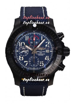 Breitling Avenger Chronograph 45 Blue Dial 1:1 Mirror Swiss Replica Watch 