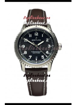 Breitling Navitimer Aviator 8 Automatic 41 Black Dial 1:1 Mirror Swiss Replica Watch 