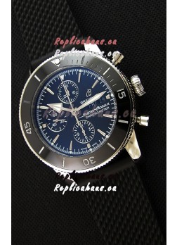 Breitling Superocean Heritage II Black Dial 46MM 1:1 Mirror Swiss Replica Watch 