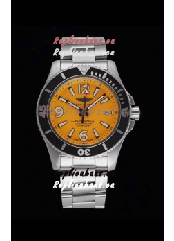 Breitling Superocean Automatic 44 Steel - Yellow Dial 1:1 Mirror Replica
