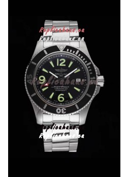Breitling Superocean Automatic 44 Steel - Black Dial 1:1 Mirror Replica