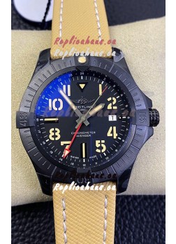 Breitling Avenger GMT 45V32395101B1X1  1:1 Mirror Swiss Replica Watch - Titanium Case