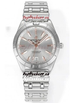 Breitling Chronomat 36MM Stainless Steel Casing 1:1 Mirror Replica Watch Steel Dial
