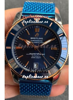 Breitling SuperOcean Heritage II B20 44MM Blue Dial Two Tone Bezel 1:1 Mirror Replica