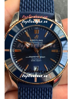 Breitling SuperOcean Heritage II B20 44MM Blue Dial Two Tone Bezel 1:1 Mirror Replica