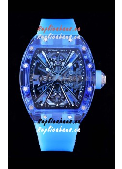 Richard Mille RM12-01 Sapphire Casing with Genuine Tourbillon Movement 1:1 Ultimate Replica