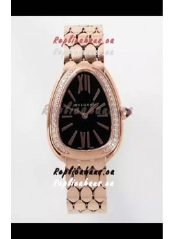 Bvlgari Serpenti Seduttori Edition in Rose Gold Casing Super Clone Watch