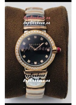 Bvlgari LVCEA Edition Watch in Two Tone Rose Gold Steel - 1:1 Mirror Replica