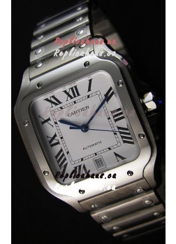 Cartier Santos De Cartier 1:1 Mirror Replica - 40MM Stainless Steel Watch 