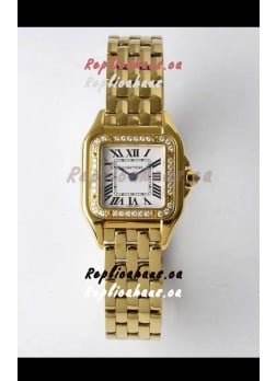 PANTHERE de Cartier Edition 22mm 1:1 Mirror Swiss Watch Yellow Gold Casing