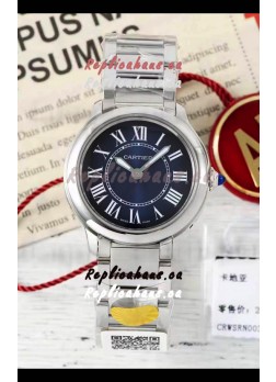 Cartier Ronde Must 29MM Swiss Quartz Blue Dial 1:1 Mirror Swiss Replica Watch  