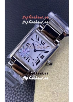 Cartier Tank Solo Swiss Quartz Watch in Stainless Steel Casing - 25.5MM Wide 1:1 Mirror Replica