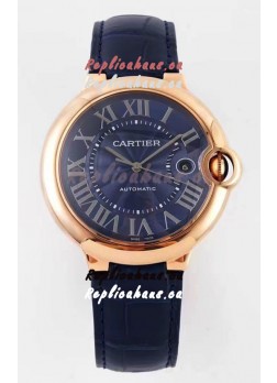 Ballon De Cartier Swiss Automatic 1:1 Mirror Quality 42MM in Rose Gold Casing