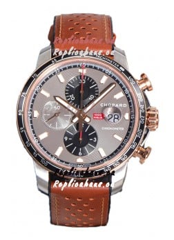 Chopard Mille Miglia GTA Chronograph Two Tone 1:1 Mirror Replica - Grey Dial 