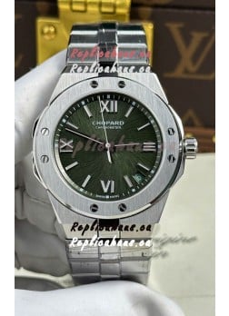Chopard Alpine Eagle Stainless Steel Green Dial Super Clone Replica Watch 