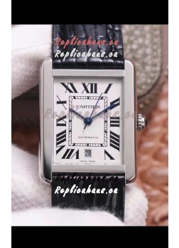 Cartier Tank Solo Swiss Automatic Watch in Stainless Steel Casing 31MM Wide 