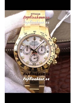 Rolex Cosmograph Daytona 116508 Yellow Gold Original Cal.4130 Movement - 904L Steel Watch