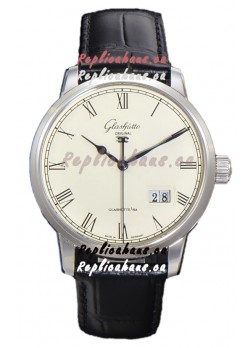 Glashütte Senator Excellence Panorama Date Stainless Steel 1:1 Mirror Replica Watch 