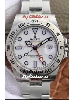 Rolex Explorer M216570-001 1:1 Mirror Replica Watch - White Dial in 904L Steel 42MM
