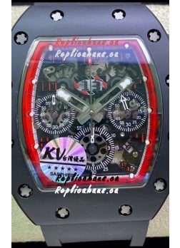Richard Mille RM011 Felipe Massa 1:1 Mirror Quality One Piece Black Ceramic Case Watch