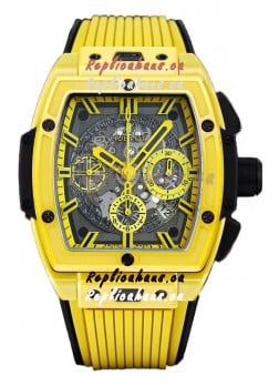 Hublot Spirit of Bang Yellow Magic Edition Watch in PVD Titanium Casing - 42MM Swiss Replica