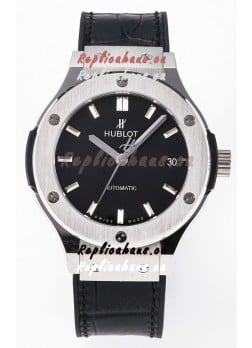 Hublot Super Clone Classic Fusion Titanium 38MM 1:1 Mirror Replica Watch Black Dial