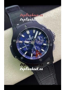 Hublot Super Clone Big Bang Edition Watch in Ceramic Casing Blue Dial 1:1 Mirror Replica