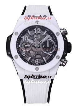 Hublot Big Bang Unico White Ceramic Casing 1:1 Mirror Edition Swiss Replica Watch