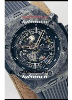 Hublot Big Bang Unico Black Carbon Las Vegas Boutique Edition Swiss Replica Watch 