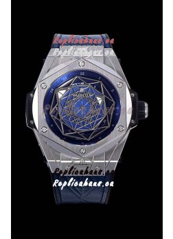 Hublot Big Bang One Click Sang Bleu 1:1 Mirror Replica in Stainless Steel Casing 45MM - Blue Dial