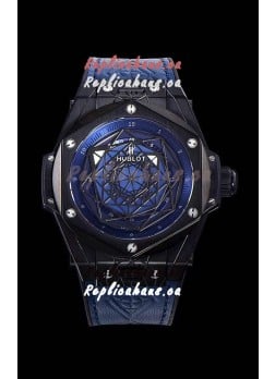 Hublot Big Bang One Click Sang Bleu 1:1 Mirror Replica in Ceramic Casing - 45MM Blue Dial
