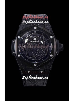 Hublot Big Bang One Click Sang Bleu 1:1 Mirror Replica in Ceramic Casing - 45MM Black Dial