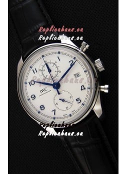 IWC Portugieser Chronograph Classic IW390302 White Dial Swiss Replica Watch