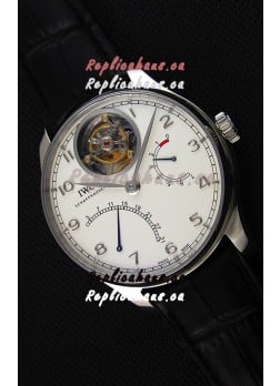 IWC Portugieser Tourbillon Mystere Retrograde IW504601 White Dial UPDATED 2019 Version 