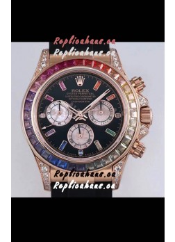 Rolex Cosmograph Daytona 116598 Rose Gold 1:1 Mirror Cal.4130 Movement - 904L Steel Watch