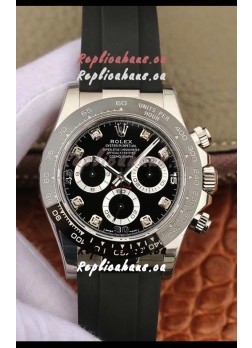 Rolex Cosmograph Daytona 116509 Black Dial Cal.4130 Movement - 904L Steel Watch