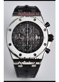 Audemars Piguet Royal Oak Offshore Grey Dial Chronograph 1:1 Mirror Replica Watch - 904L Steel 