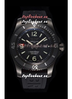 Breitling Superocean Automatic 46 Black Steel - Black Dial in DLC Coated Casing 
