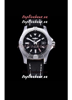 Breitling Avenger 43 Automatic Black Dial Leather 1:1 Mirror Swiss Replica Watch 