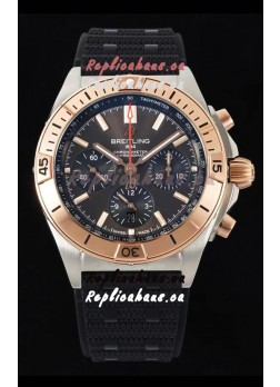 Breitling Chronomat B01 42 Edition Swiss 904L Steel Casing Brown Dial 1:1 Mirror Replica Watch