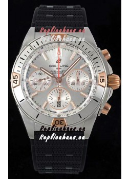 Breitling Chronomat B01 42 Edition Swiss 904L Steel Casing Silver Dial 1:1 Mirror Replica Watch