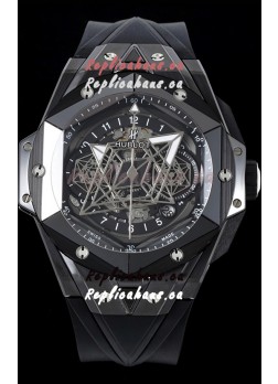 Hublot Big Bang UNICO Sang Bleu II Black Ceramic 1:1 Mirror Quality Swiss Replica Watch 
