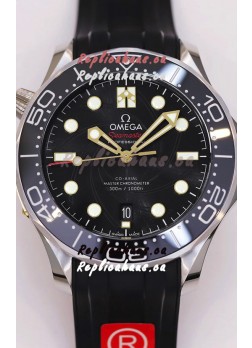 Omega Seamaster James Bond Black Swiss 904L Steel 1:1 Mirror Replica Watch