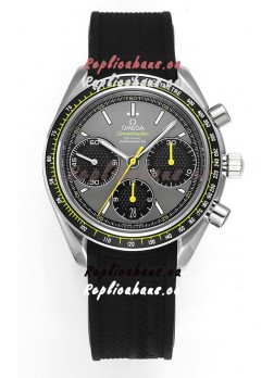Omega Speedmaster Racing 904L Steel Chronograph 1:1 Mirror Replica in Grey Dial